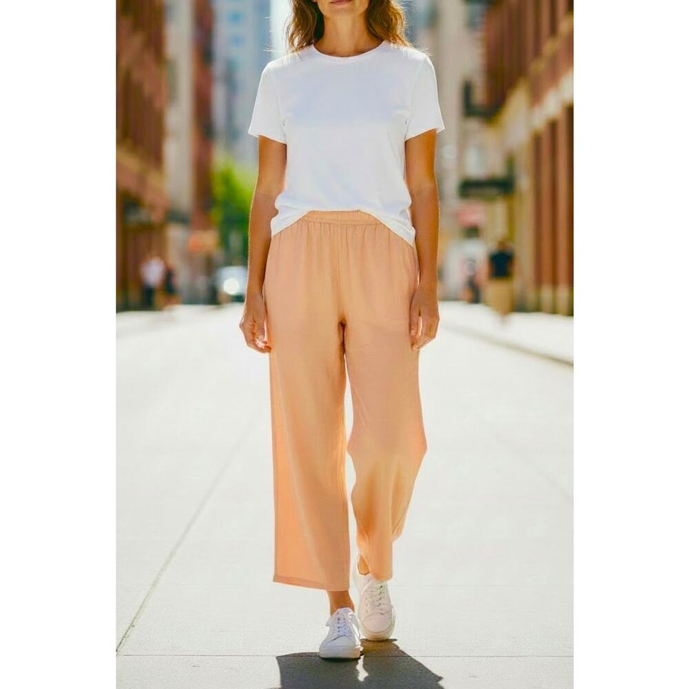 dosa silk cropped pants size 4/L-XL